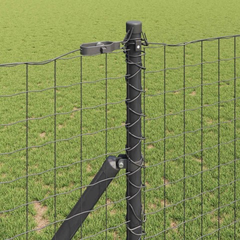 Słupek ogrodzeniowy. Inny 52 pcs Szary 3,2 x 3,2 x 190 cm Stal