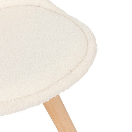 Krzesło Baya boucle białe