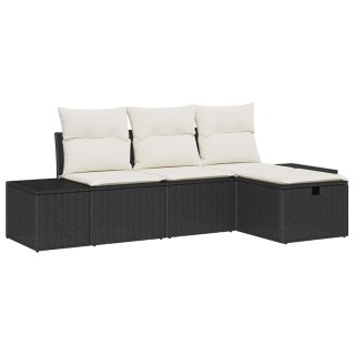 Zestaw Sof z poduszką 4 pcs polirattan