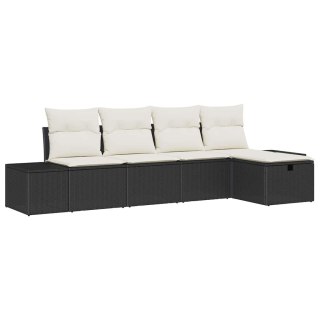 Zestaw Sof z poduszką 5 pcs polirattan