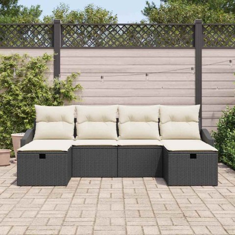 Zestaw Sof z poduszką 6 pcs polirattan