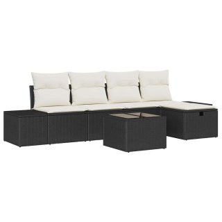 Zestaw Sof z poduszką 6 pcs polirattan