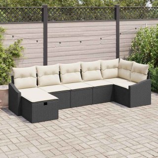 Zestaw Sof z poduszką 7 pcs polirattan