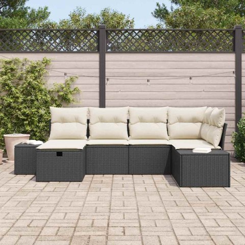 Zestaw Sof z poduszką 7 pcs polirattan