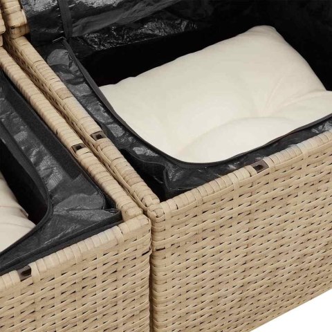 Zestaw Sof z poduszką 7 pcs polirattan