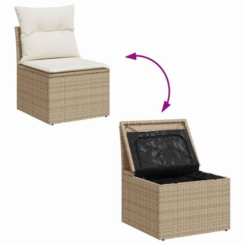 Zestaw Sof z poduszką 7 pcs polirattan
