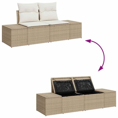 Zestaw Sof z poduszką 8 pcs polirattan
