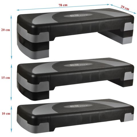 STEP DO AEROBICU 78X29CM 3 STOPNIOWA REGULACJA ENERO FIT