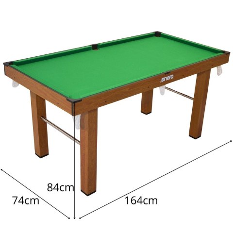 STÓŁ DO GRY W BILARDA 164x84x74CM ENERO