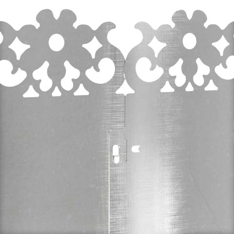 Obrzeża trawnikowe 30 pcs Srebrny 103 x 0,05 x 22 cm