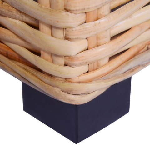Zestaw wypoczynkowy, 14 elementów, naturalny rattan
