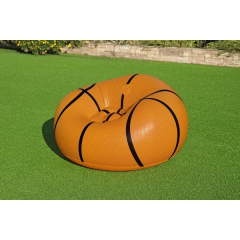Bestway Gigantyczny dmuchany fotel Basketball 114x112x66 cm +6 lat Wnętrze i ogród 75103