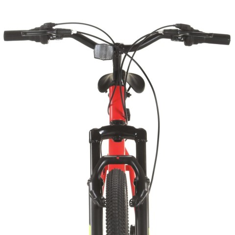 Rower górski, 21 przerzutek, koło 27,5'', rama 38 cm, czerwony