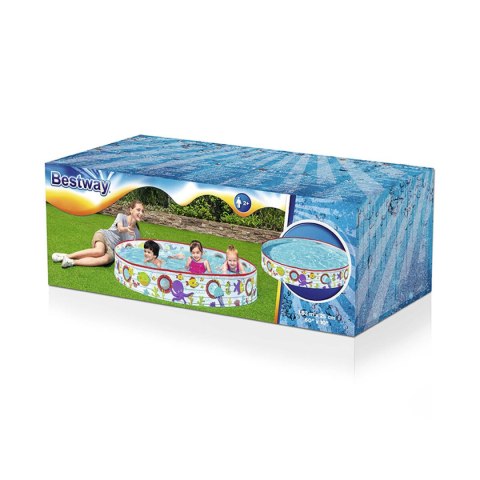 Bestway Rigidzna Basen Dla Dzieci PVC Ryby 152x25 cm +2 Lata Ogrod 55029