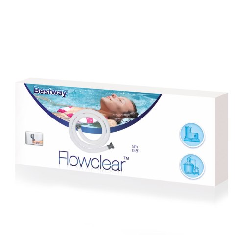 Bestway Wąż Filtracyjny z Gwintem 3M D3,83 cm Basen i Ogród 58368