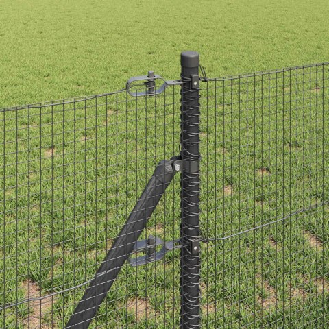 Słupek ogrodzeniowy. Szary 100 x 0,4 m (16 x 16 mm siatka)