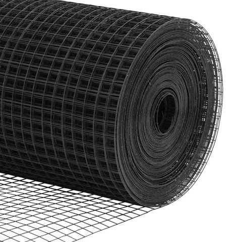 Słupek ogrodzeniowy. Szary 100 x 0,4 m (16 x 16 mm siatka)