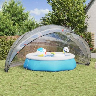 Kopuła basenowa przezroczysty 592 x 590 x 275 cm PVC