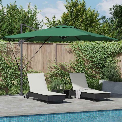 Parasol plażowy Ze LED Lights Zielony 286 x 284 x 270 cm