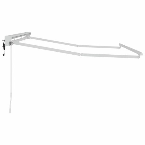 Rama markizy Biały 2,5 x 2 m Stal malowana proszkowo