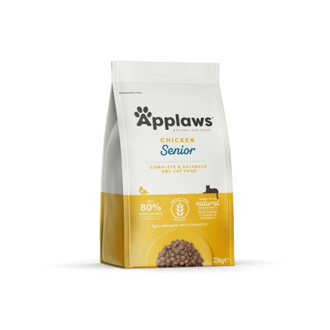 APPLAWS CAT Senior Kurczak - karma dla starszych kotów z wysoką zawartością mięsa - 7.5kg