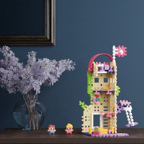 MARIOINEX Klocki Mini Waffle Princess Wieża Fantazji, 148 elementów