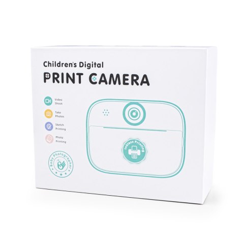 Mini drukarka termiczna z aparatem fotograficznym i kamerą HURC10R - różowa