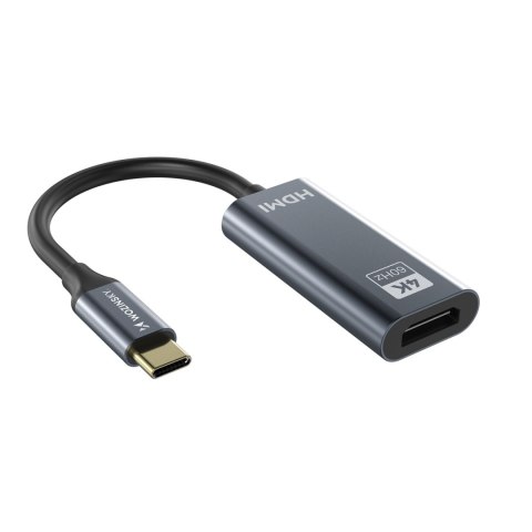 Adapter przejściówka USB-C - HDMI 4K 60Hz - czarny