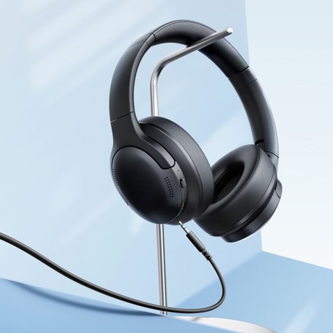 Słuchawki bezprzewodowe nauszne mocny bas Bass BH1 Bluetooth - czarne