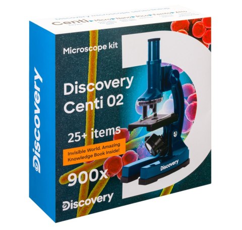 (ES) Mikroskop Levenhuk Discovery Centi 02 z książką