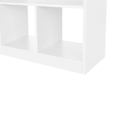 Regał na książki VASAGLE biały 97,5x30x100 cm nowoczesny