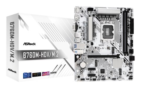 MB B760 S1700 MATX/B760M-HDV/M.2 ASROCK