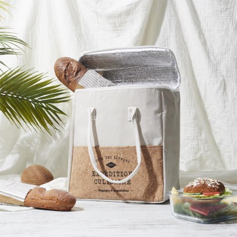 Torba na lunch Refreshing Cork 8l beżowa