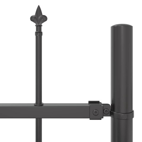 Ogrodzenie Ogrodowe 5 pcs Szary 8,5 x 1,2 m