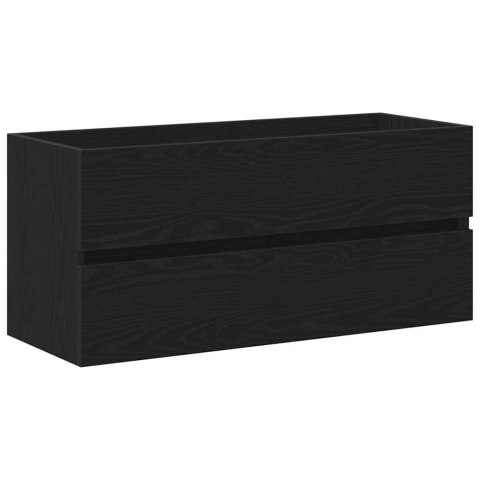 Szafka pod umywalkę z drzwiami Czarny dąb 100 x 39 x 62 cm