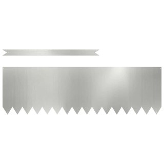 Krawężnik do trawnika 50 pcs Srebrny 100 x 0.05 x 20 cm