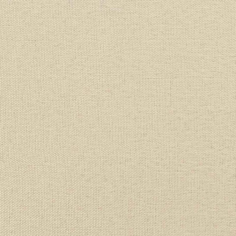 Łóżko sprężynowe z materacem Kremowy 90 x 200 cm tkanina