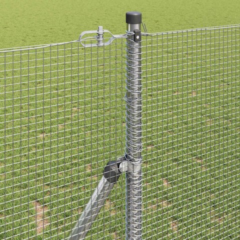 Słupek ogrodzeniowy. Srebrny 50 x 1,2 m (siatka 12 x 12 mm)
