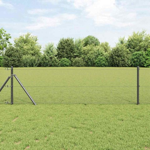 Słupek ogrodzeniowy. Szary 100 x 0,4 m (siatka 19 x 19 mm)