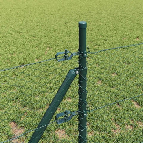 Słupek ogrodzeniowy. Zielony 100 x 0,6 m (siatka 25 mm)