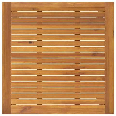 Zestaw do jadalni w ogrodzie 5 pcs Szary Lite Drewno Akacji