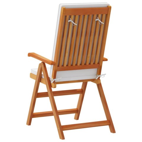 Krzesło Ogrodowe 4 pcs Brązowy i biały 57 x 71,5 x 104 cm