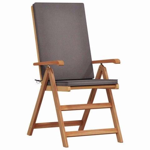 Krzesło Ogrodowe 4 pcs Brązowy i szary 57 x 71,5 x 104 cm