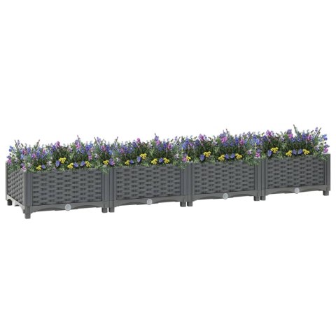 Donica do podniesionej rabaty, 160x40x23 cm, polipropylen