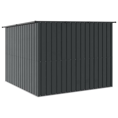 Shed na rower 3 pcs Antracyt 215 x 206 x 157 cm Metal