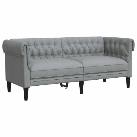 Sofa do salonu 3 pcs Jasnoszary tkanina