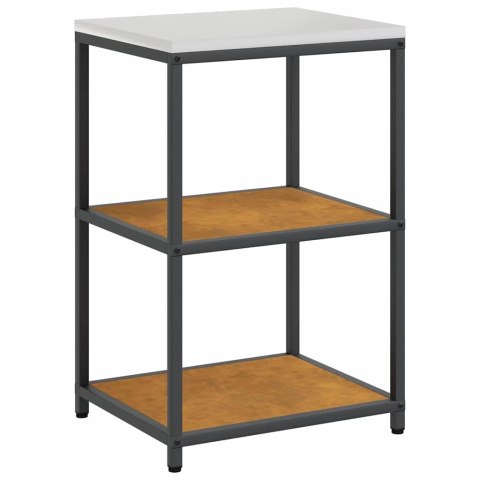 Zestaw do przechowywania w kuchni z półką 3 pcs Rdzawy