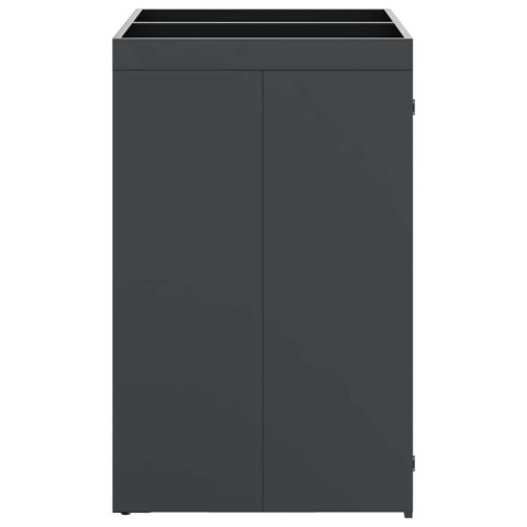 Przechowalnia na 3 kosze na odpady 340 x 77.5 x 115.5 cm Stal