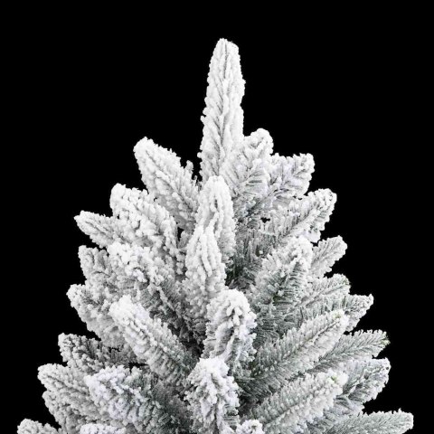 Sztuczna choinka Biały 240 cm PVC, Plastik, Stal i PE