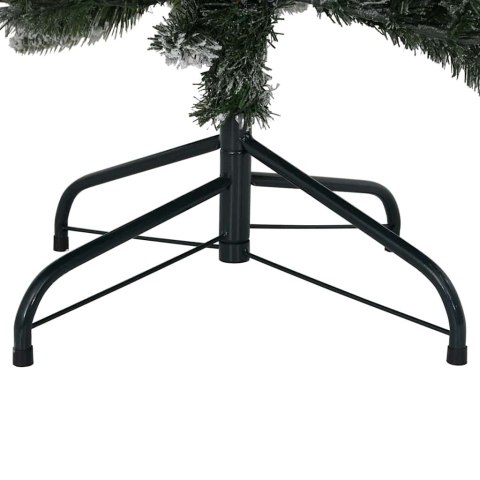 Sztuczna choinka Biały 240 cm PVC, Plastik, Stal i PE
